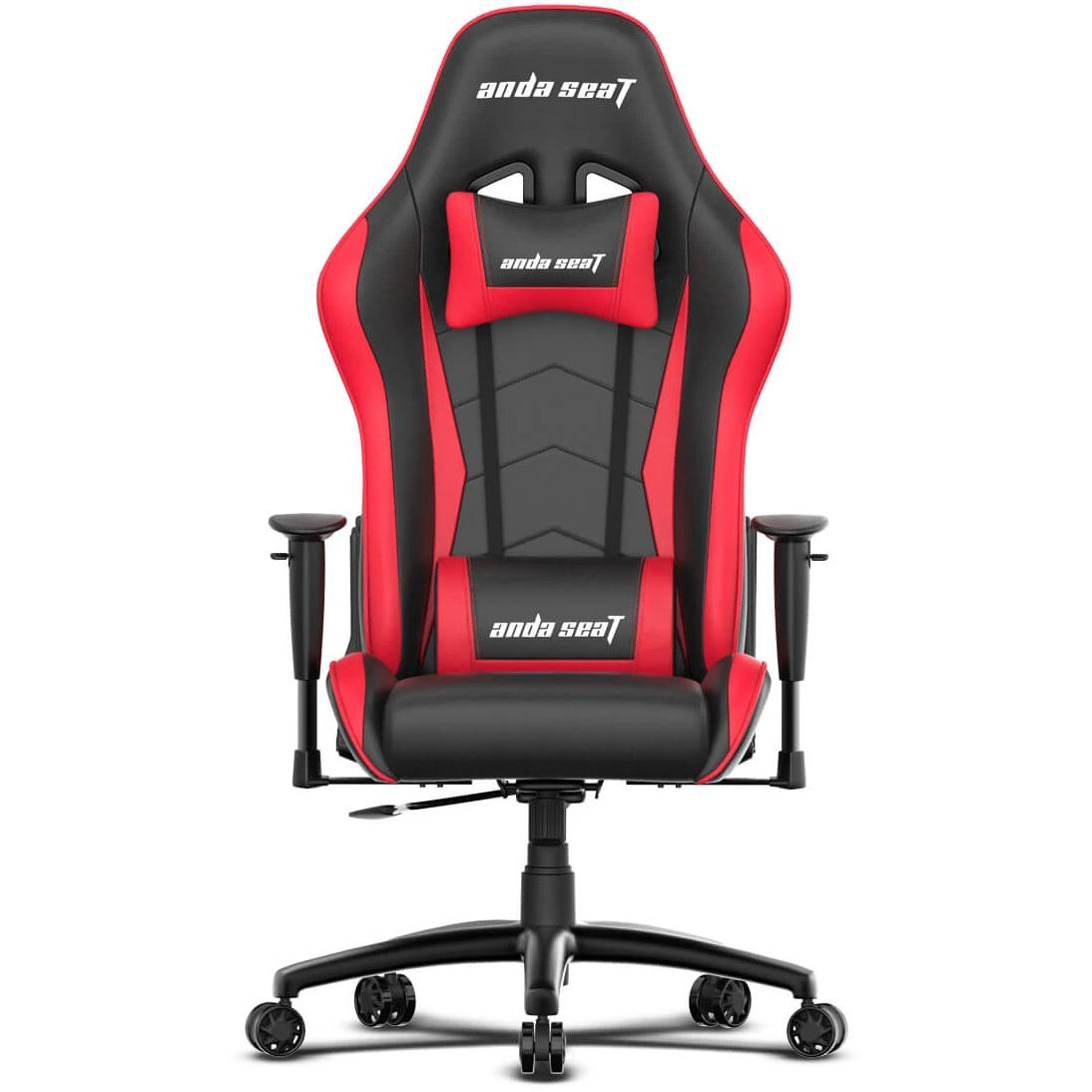 Anda Seat AXE Series Gaming Chair (Black + Red) (AD5-01-BR · black + red · adjustable) — Furniture product photo