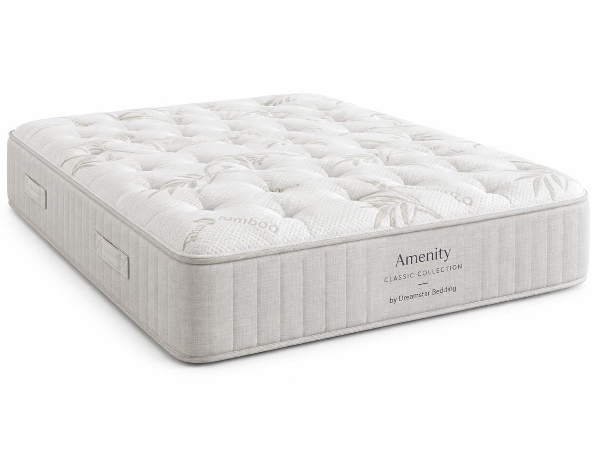 Amenity Classic Collection Pocket Coil Mattress (Queen) (Queen · pocket coil · bamboo cover) — Furniture product photo