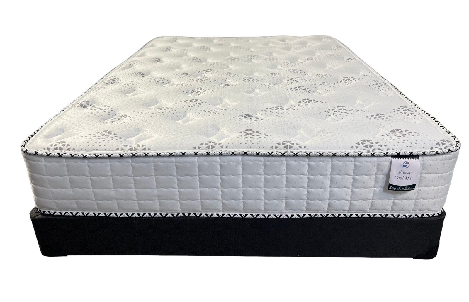 Breeze Cool Max Medium Firm Quantum Coil Tight-Top Mattress (King) (King · 800 Quantum edge pocket coil · Cool Max) — Furniture product photo