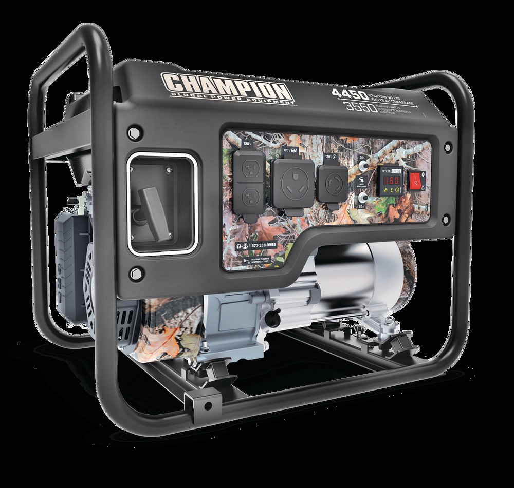 Champion 3550/4450W Portable Generator — Camouflage (4450 starting / 3550 running W) — Tools product photo