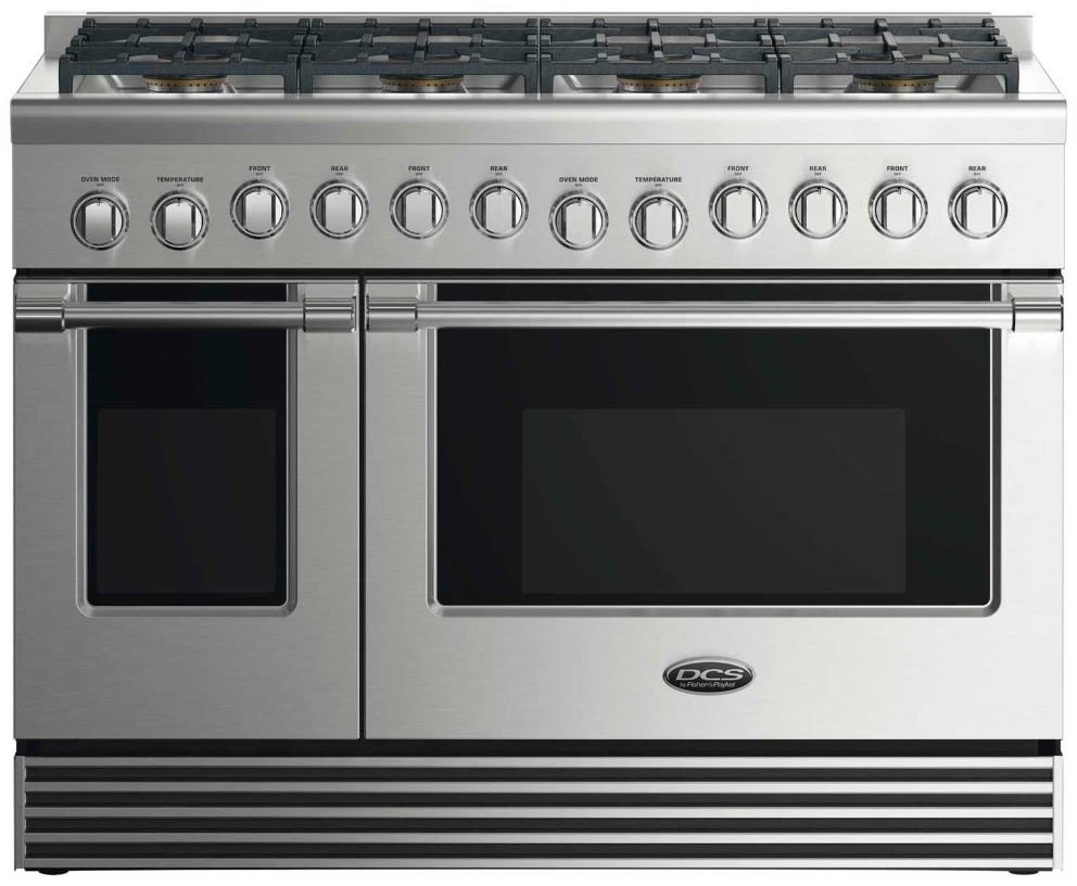 DCS 48-Inch Eight-Burner Professional Gas Range (Brand-New, Open Box) (Brand-new, open box · 48 in. · 8 burners · Double oven) — Appliances product photo