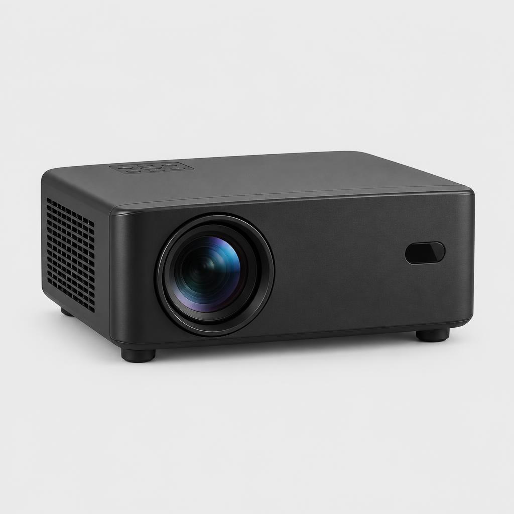 Compact Home Entertainment Projector (Brand New) (Brand new · Compact black housing · Contact for price) — Electronics product photo