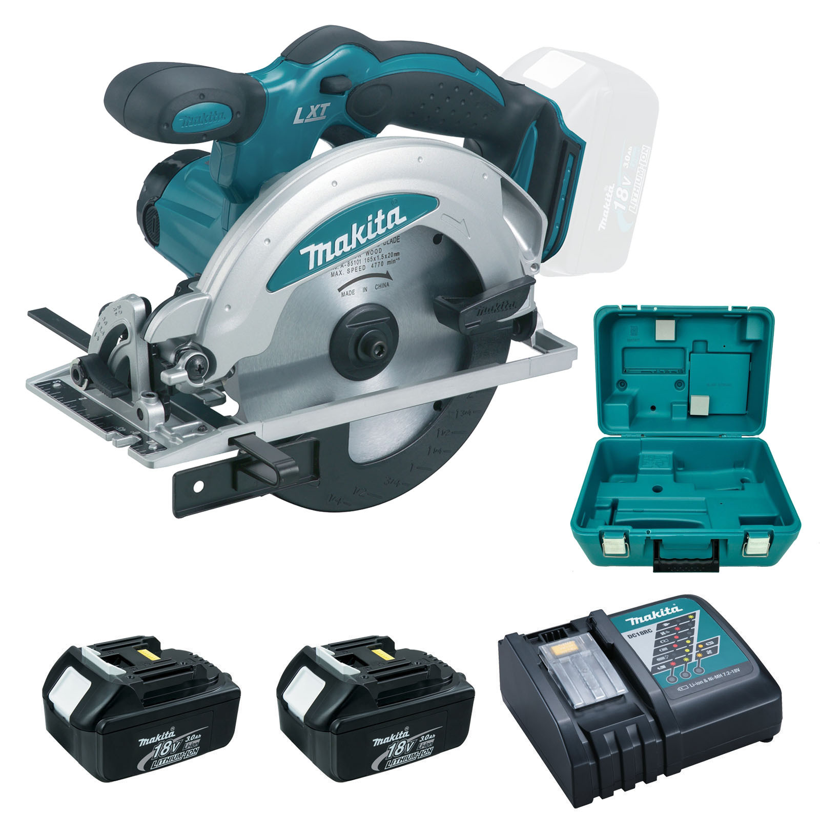 Makita 18V LXT Cordless Combo Set with Tool Bag (Pre-Owned) (18V LXT · Circular saw + impact driver · Tool bag included) — Tools product photo