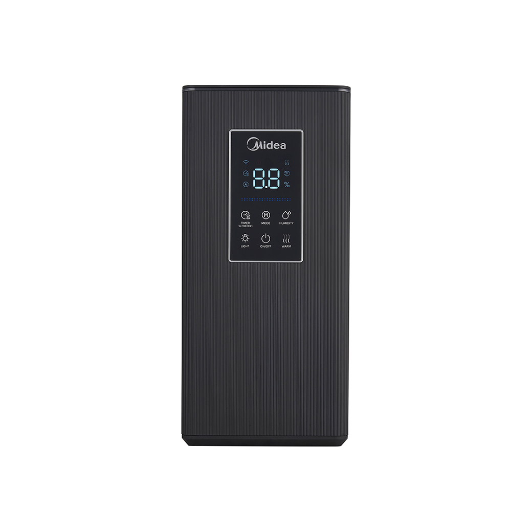 Midea 1.6 Gallon Smart Ultrasonic Warm & Cool Mist Humidifier (Model MSU16UW6WB · 1.6 gallon · warm & cool mist) — Home product photo
