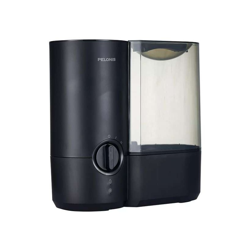 Pelonis 1.2 Gallon Warm Mist Humidifier (Black) (Warm mist humidifier · 1.2 gal tank · Model PSU12W1BB) — Home product photo