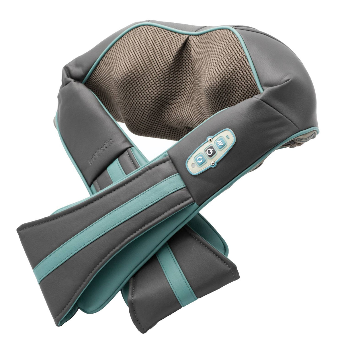 truMedic InstaShiatsu+ Neck & Back Massager with Heat (Model IS-2000 · Shiatsu massage with heat · Cordless) — Personal Care product photo